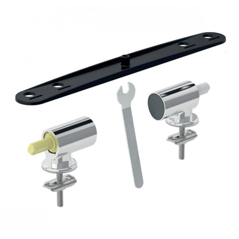 foto del prodotto geberit kit di cerniere meccaniche a scomparsa quickrelease per sedile wc