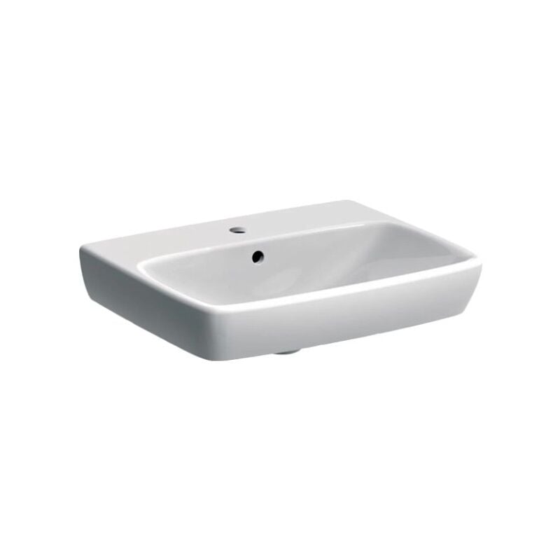 foto del prodotto geberit lavabo sospeso 55 cm bianco lucido selnova square senza colonna