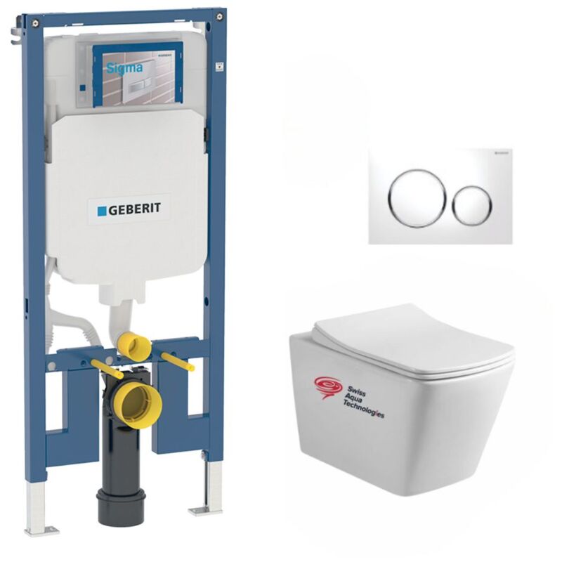 foto del prodotto geberit pack wc bati supporto extrapiatto up720 wc swiss aqua technologies suspendu infinitio abattant softclose targa bla