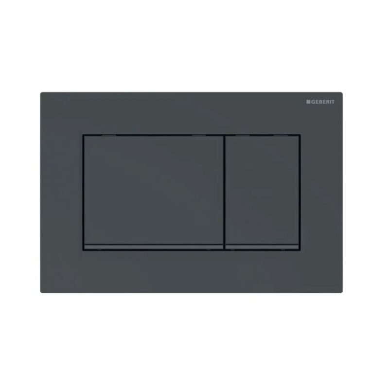 foto del prodotto geberit piastra di scatto sigma 30 nero lucido