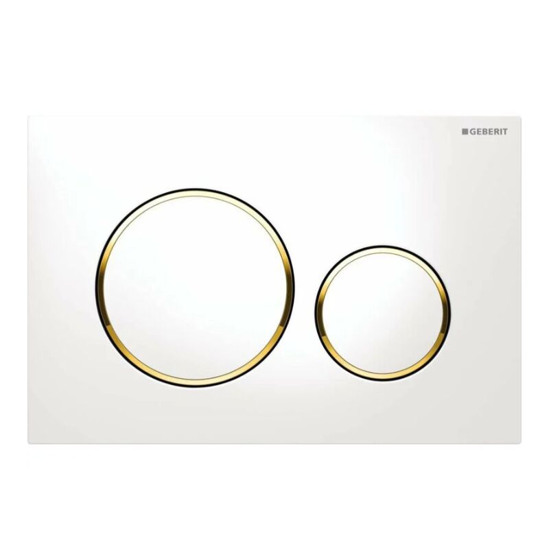 foto del prodotto geberit placca di comando sigma20, bianco oro 115.882.kk.1