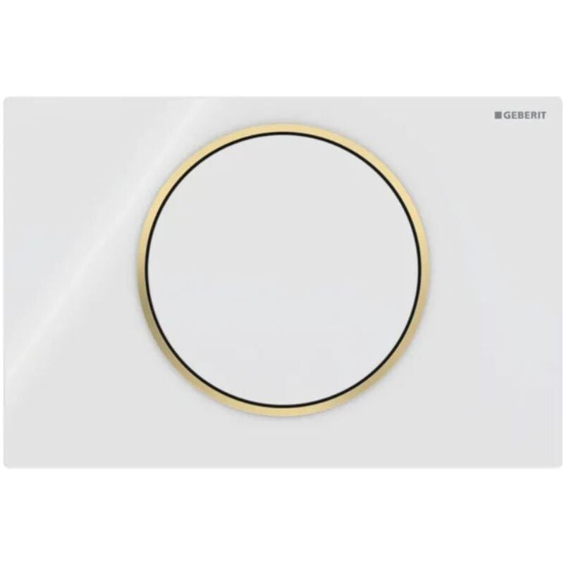 foto del prodotto geberit placca sigma10 round bianco dorato 115.758.kk.5 bianco