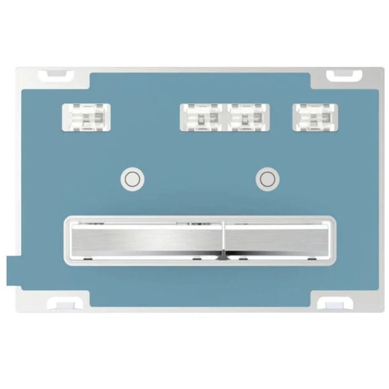 foto del prodotto geberit placca sigma50 square personalizzabile cromo doppio tasto 115.788.00.2 cromato