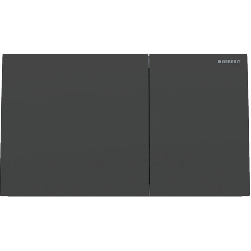 foto del prodotto geberit placca sigma70 square nero opaco doppio tasto 115.622.14.1 nero opaco