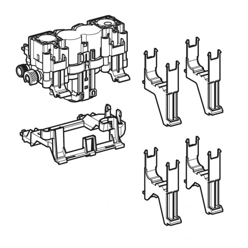 foto del prodotto geberit releveur asservissement hydraulique pour commandes de wc type 70 et sigma 70, 1 6 bar