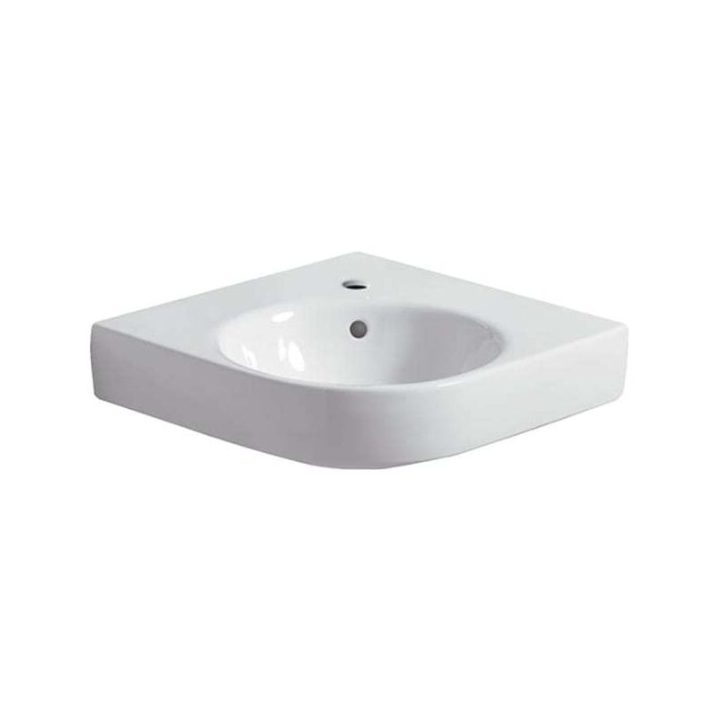 foto del prodotto geberit renova nr.1 comprimo nouveau lavabo d angle, 50cm,