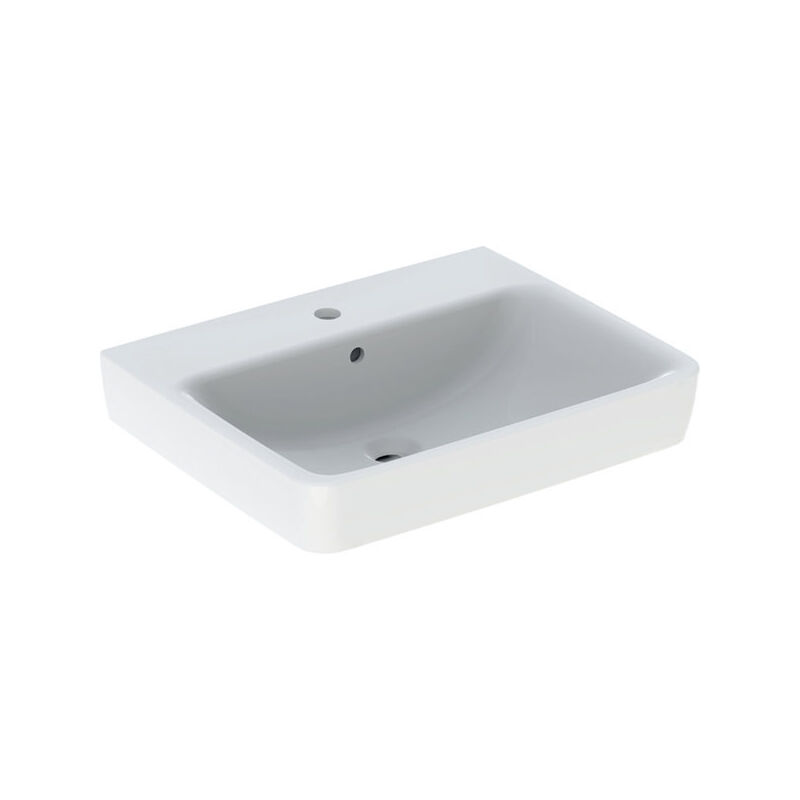 foto del prodotto geberit renova plan, lavabo poser, 60x48 cm, 1 trou pour