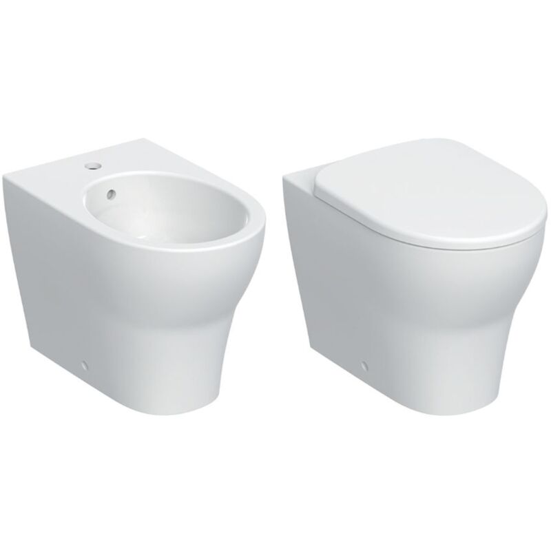 foto del prodotto geberit set sanitario filo muro con sedile soft close