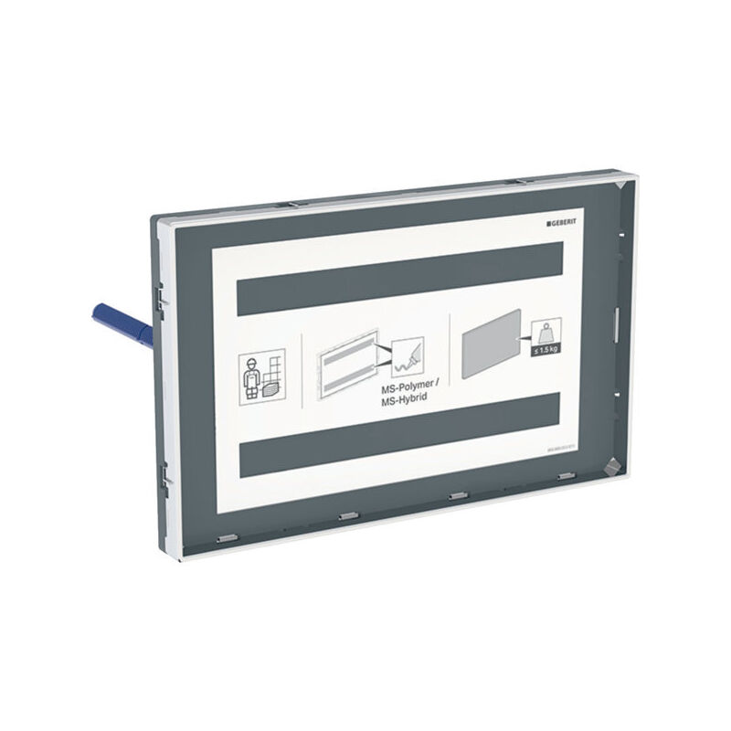 foto del prodotto geberit sigma plaque de recouvrement, fleur, avec cadre