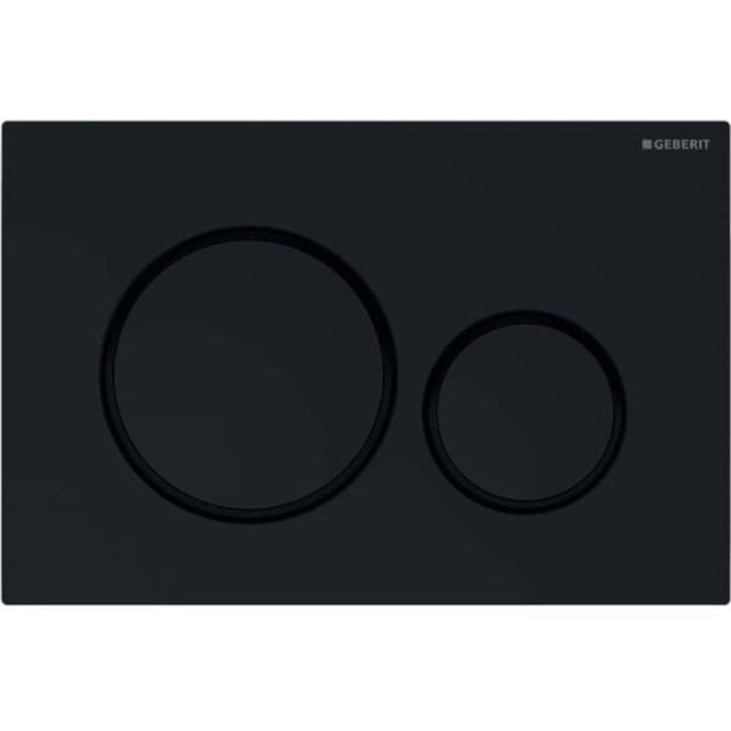 foto del prodotto geberit sigma20 piastra di sgancio a due tocchi, nero