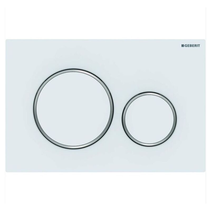 foto del prodotto geberit sigma20 placca di comando sigma 20, bianco opaco cromo 115.882.jt.1