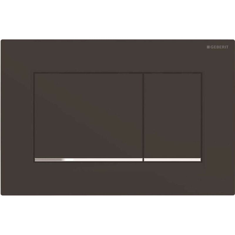 foto del prodotto geberit sigma30 placca di comando sigma30, nero opaco cromo 115.883.14.1