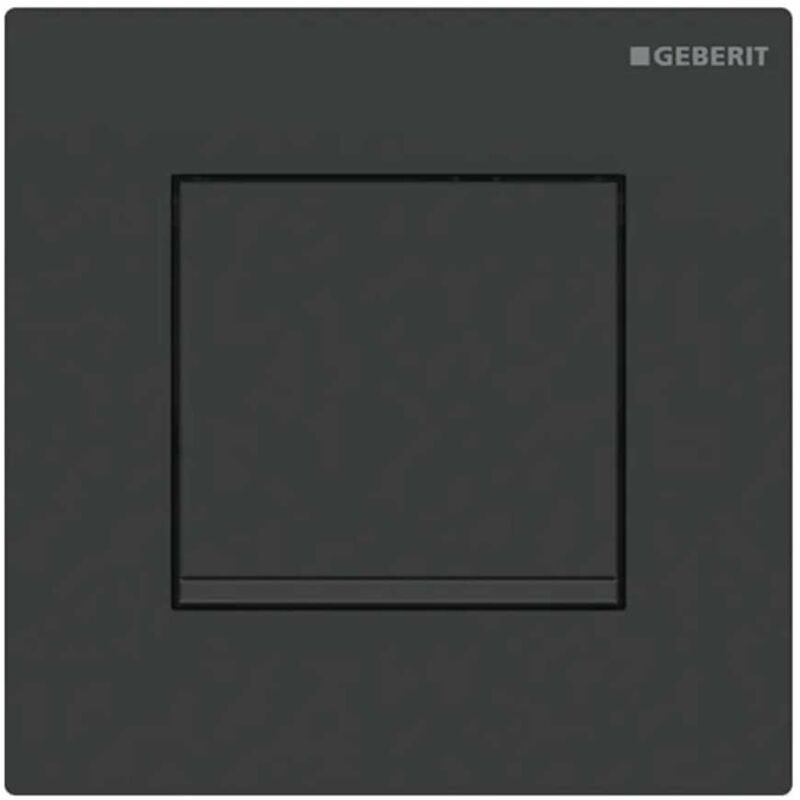 foto del prodotto geberit sistemi di risciacquo comando di risciacquo per urinali, easy to clean, nero opaco 116.017.16.1