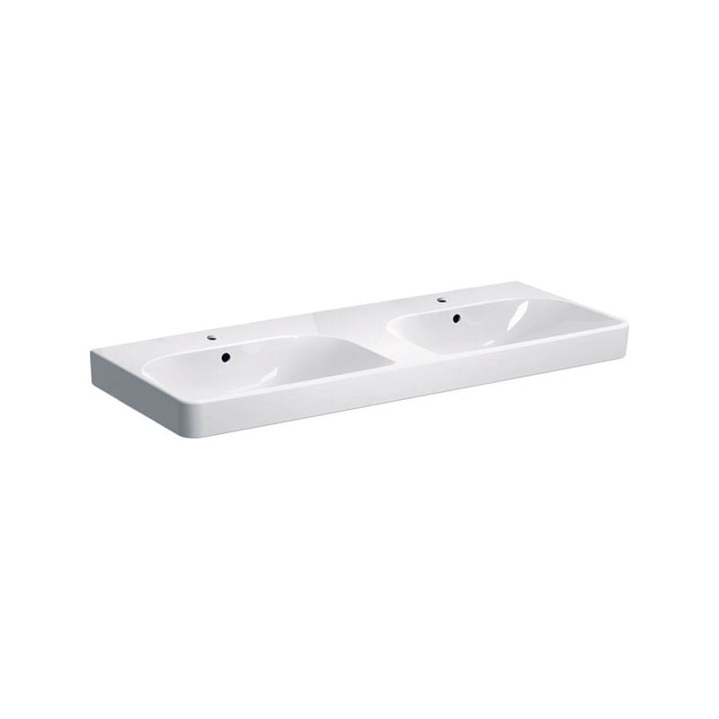 foto del prodotto geberit smyle square lavabo double 500223, 120x48cm, avec trou