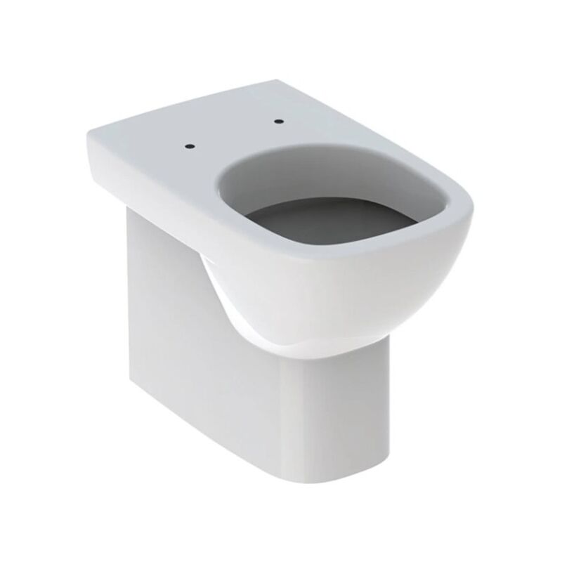 foto del prodotto geberit vaso a pavimento filoparete bianco lucido fantasia senza copri wc