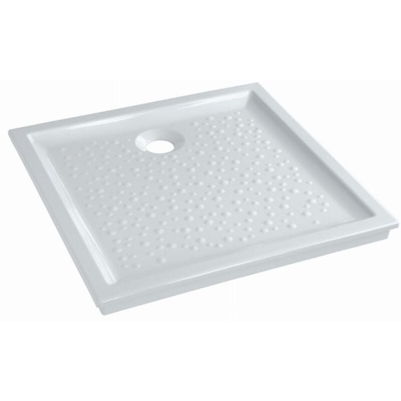 foto del prodotto geberit vassoio in ceramica bastia 90 x 90 extrapiatto da appoggio da incasso 00734300000001