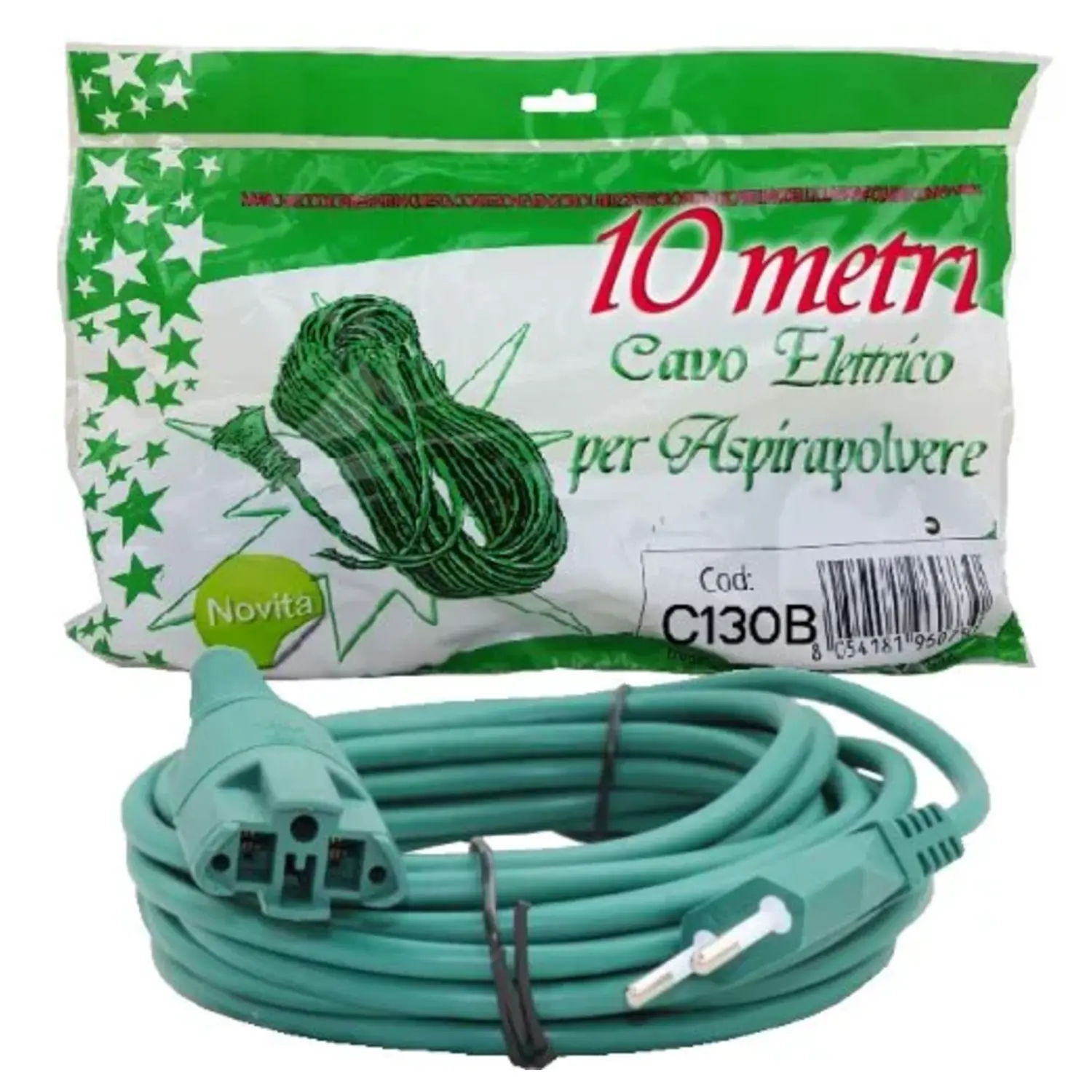 foto del prodotto gecasa cavo elettrico vk130 131 vorwerk compatibile folletto aspirapolvere filo 10 mt