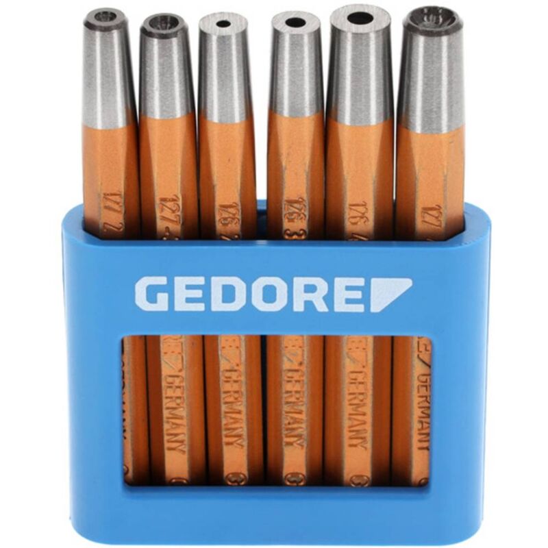 foto del prodotto gedore 125 b assortimento di cacciarivetti e ribaditori 6 pezzi 8773600