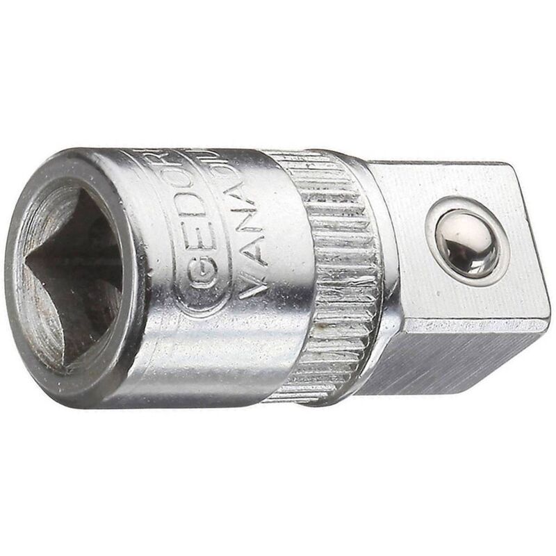 foto del prodotto gedore 2030 6170080 adattatore maggiorazione per bussola impronta cacciavite 1 4 6.3 mm 26 mm 1 pz.