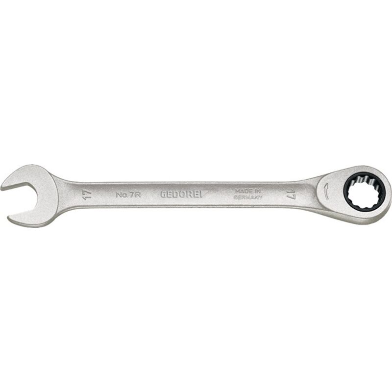 foto del prodotto gedore 7 r 12 chiave a forchetta con cricchetto ad anello profilo ud 12 mm