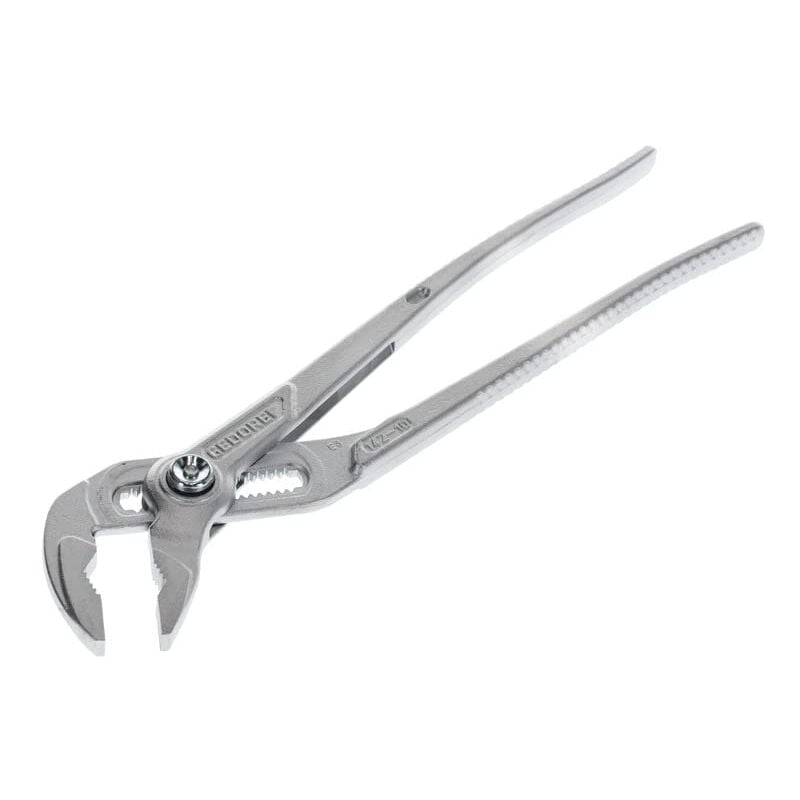 foto del prodotto gedore pinza regolabile a pappagallo, pinza chiave regolabile, apertura fino a 38 mm, autobloccante con pulsante, fermo di sicurezza, piatta,