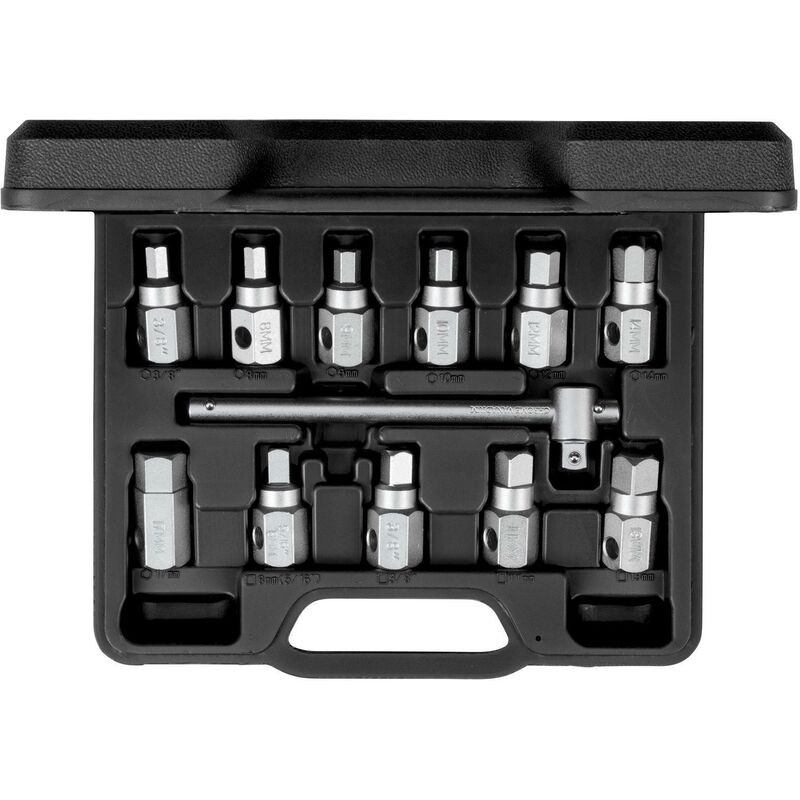foto del prodotto gedore r15553004 set di chiavi per servizio olio con impugnatura a t 3 8 12 pezzi