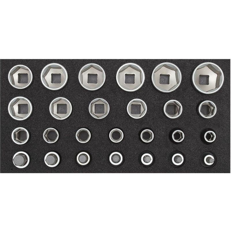 foto del prodotto gedore r22150009 set di chiavi a bussola 1 2 2 6 ct modul 26 pezzi