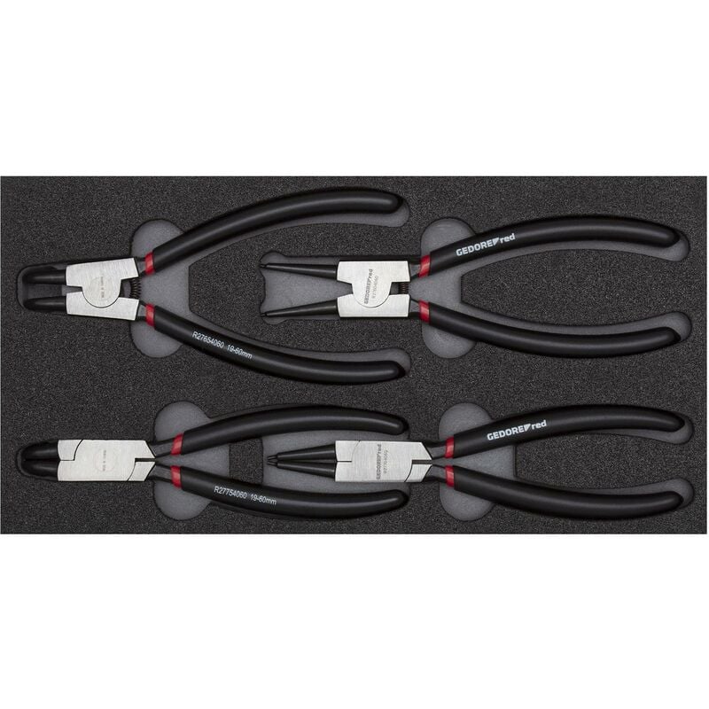 foto del prodotto gedore r22150017 set di pinze per anelli di sicurezza 2 6 modulo ct 4 pezzi