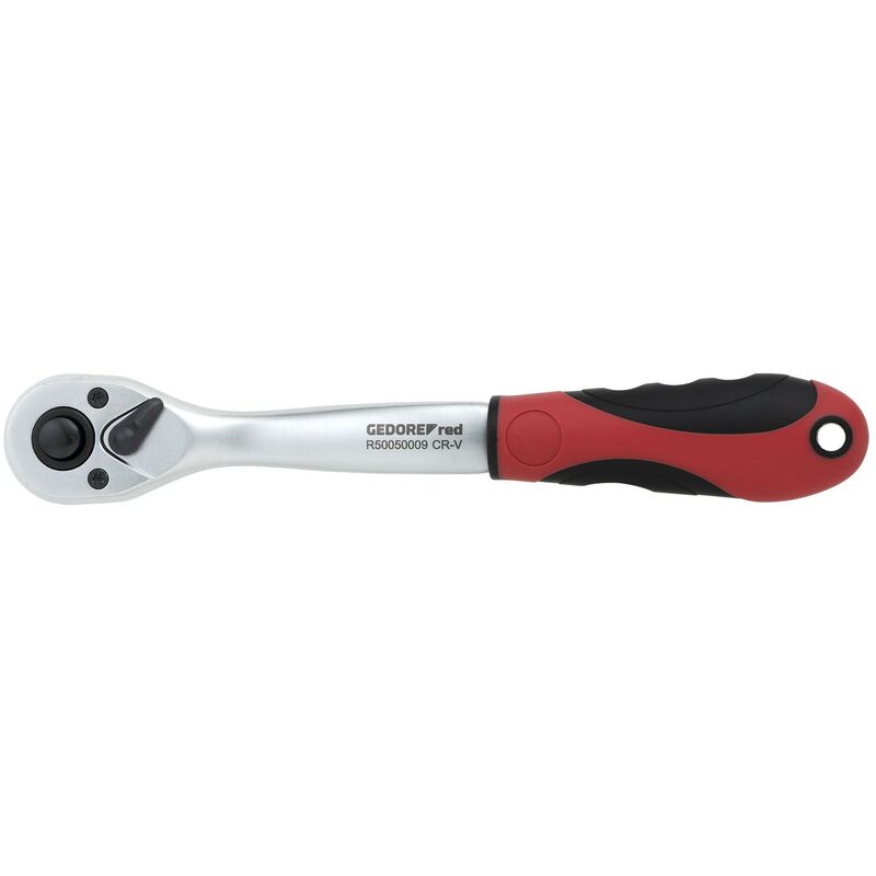 foto del prodotto gedore r50050009 rachetta a commutazione 3 8 angolata 2k 206 mm angolo di retrocessione 10 