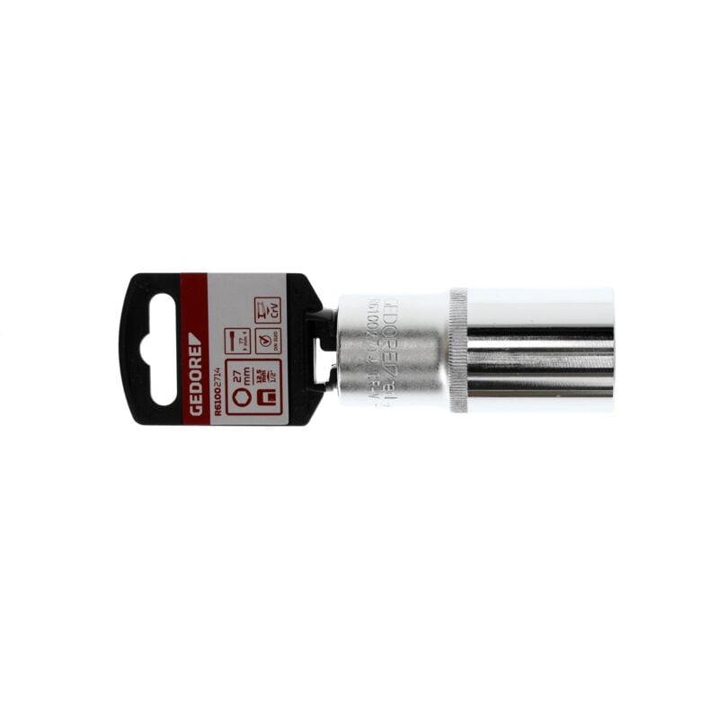 foto del prodotto gedore r61002714 inserto per chiave a bussola 1 2 6 facce 27 mm lunghezza 77 mm