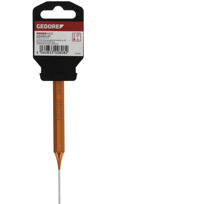 foto del prodotto gedore r90200221 punzonatore per cotterini a 8 facce 150x2 mm del gambo 10 mm