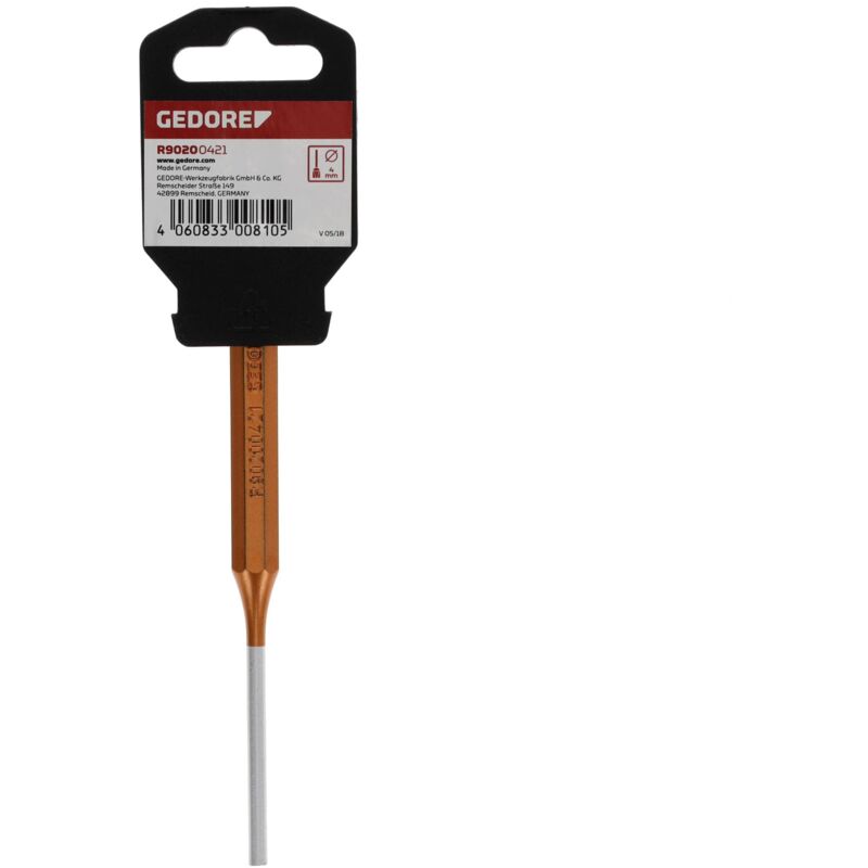 foto del prodotto gedore r90200421 punzonatore per cotterini a 8 facce 150x4 mm schaft 10 mm