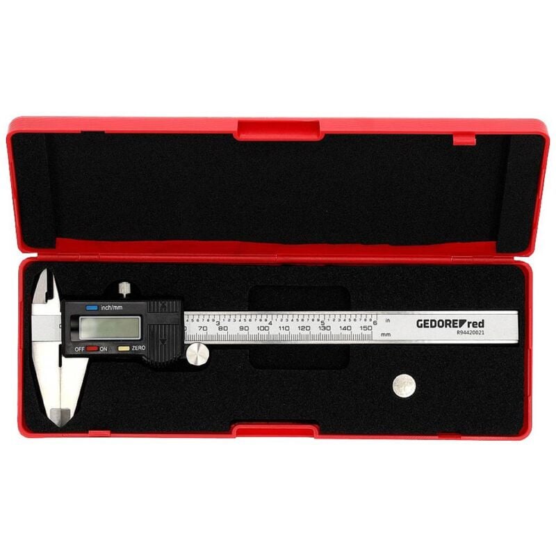 foto del prodotto gedore r94420021 calibro digitale 153 mm mm inch