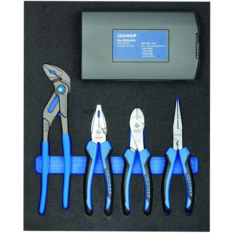 foto del prodotto gedore ts ct2 142 set di pinze in modulo 2 4 check tool