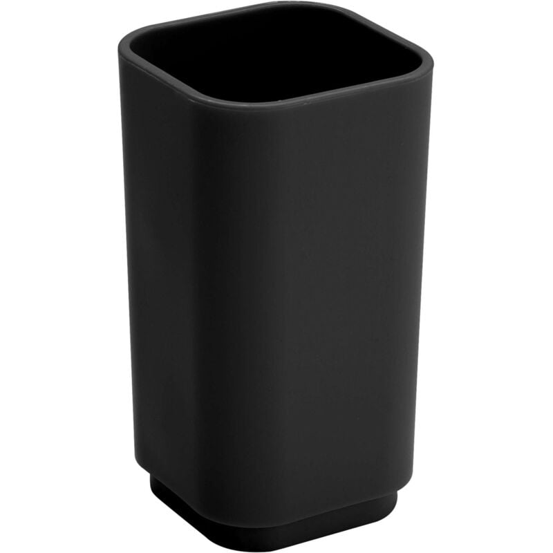 foto del prodotto gedy 6398 portaspazzolino seventy nero opaco 4 pz