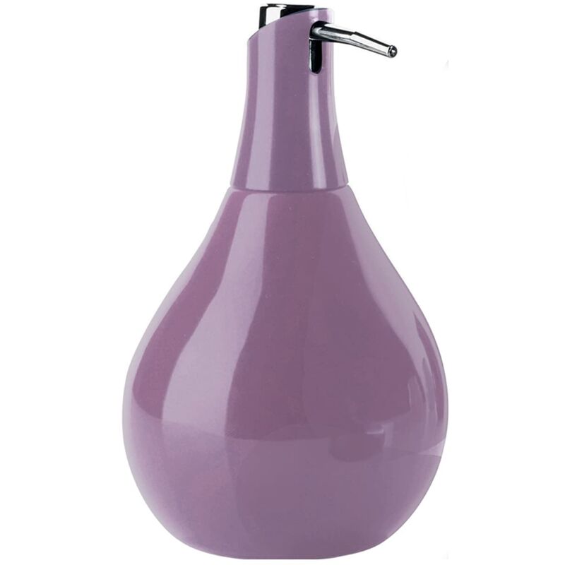 foto del prodotto gedy adelaide dosasapone, misure e peso 17x10,2x10,2 cm 0,2 kg, capacit del portasapone 420 ml, dispenser sapone bagno in ceramica, finitura