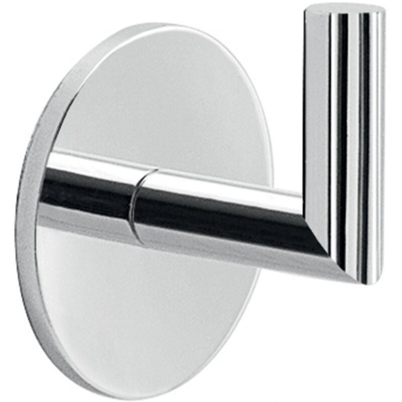 foto del prodotto gedy appendiabiti da muro in ottone e alluminio 3626 serie gea cromato