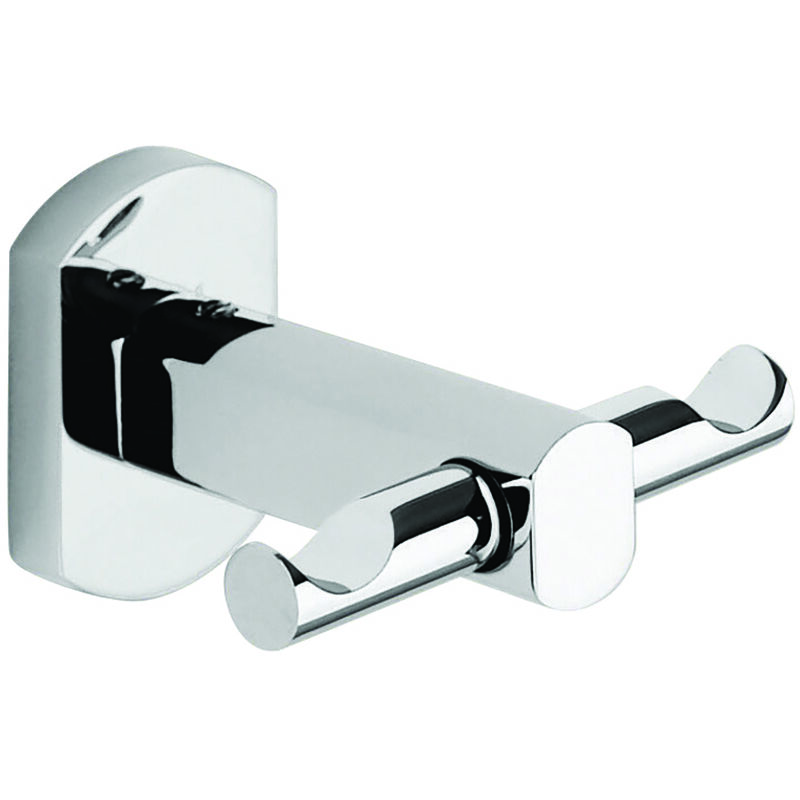 immagine 0 del prodotto gedy appendiabiti doppio da muro in acciaio inox e cromall ep26 serie edera plus cromato
