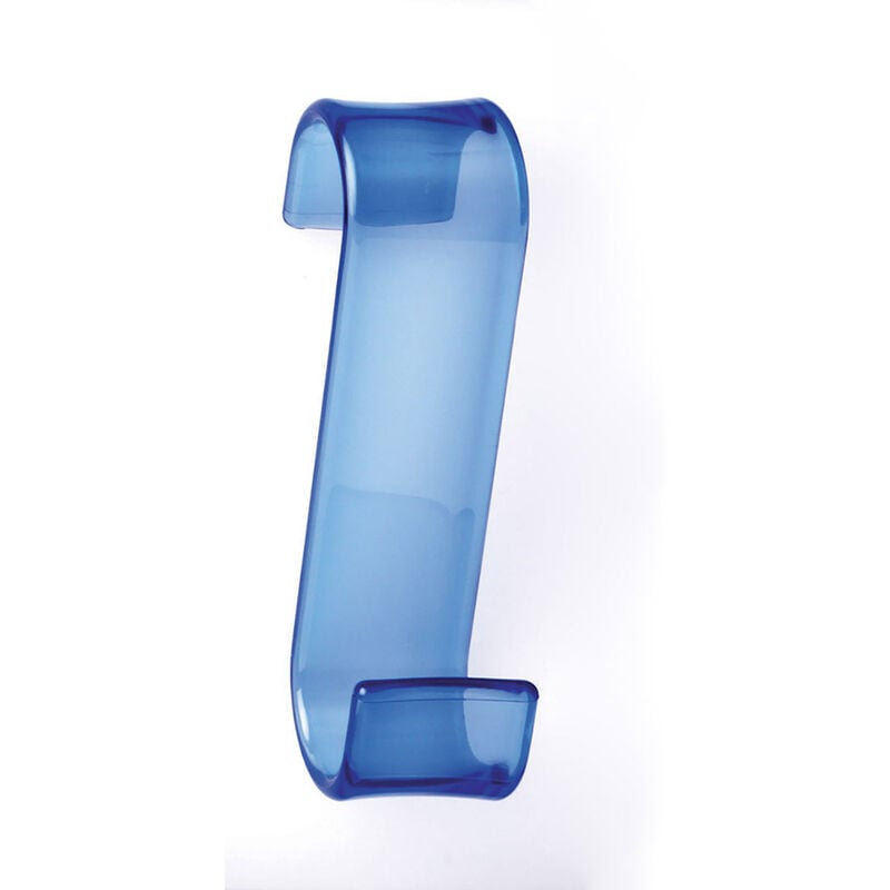 foto del prodotto gedy appendiabiti per termoarredo linea merlino in termoplastica colore azzurro