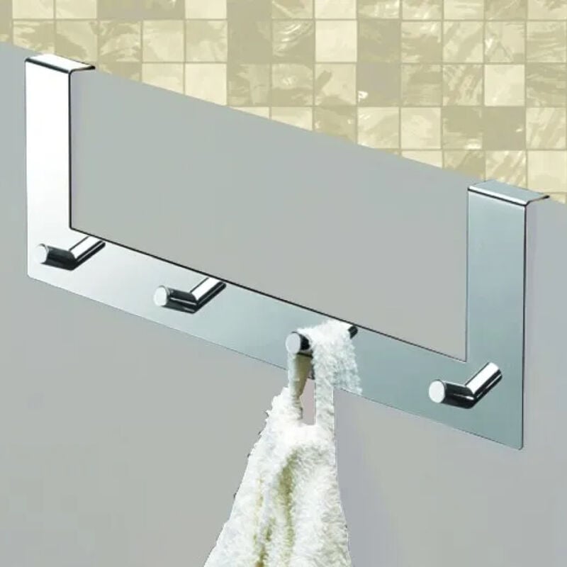 foto del prodotto gedy - appendino multiplo per doccia in acciaio inox cm 40x5,4x13,6 s.p.a.