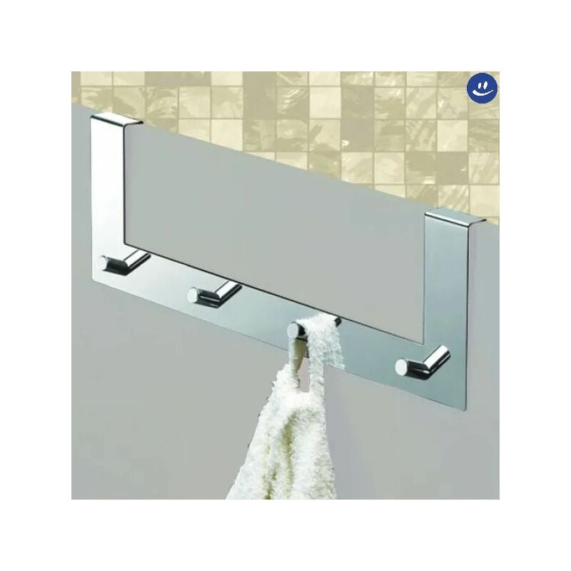 foto del prodotto gedy appendino multiplo per doccia in acciaio inox dim. cm lxpxh 40x5,4x13,6
