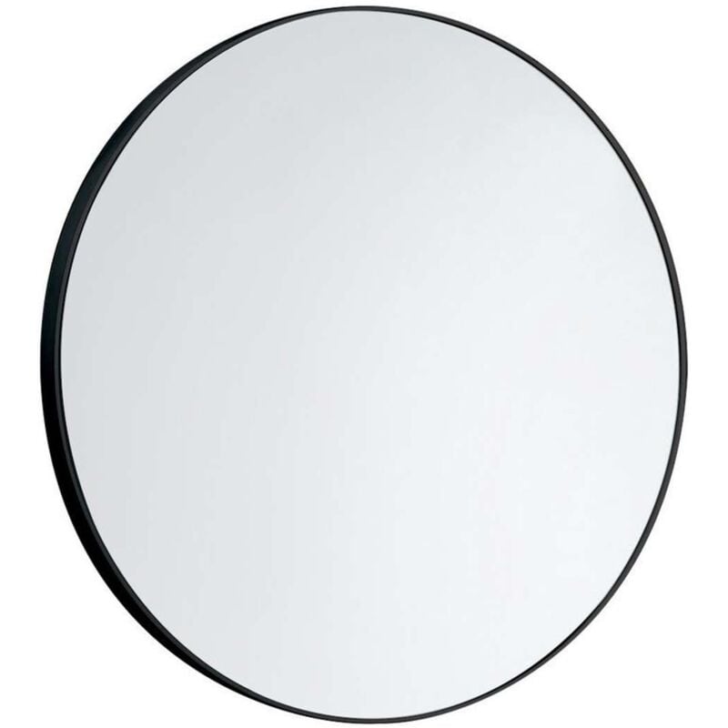foto del prodotto gedy aqualine specchi specchio, diametro 60 cm, nero opaco 6000