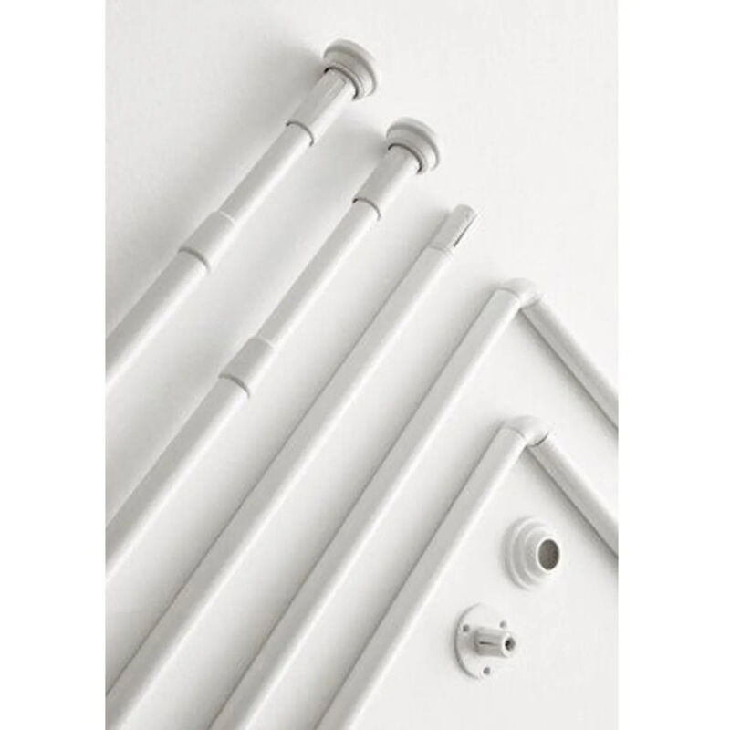 foto del prodotto gedy bastone doccia estensibile 110 200 cm bianco
