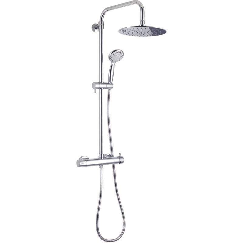 foto del prodotto gedy colonna doccia con miscelatore manuale cromato serie star plus 00