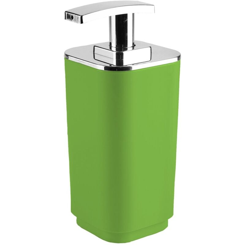 foto del prodotto gedy dosasapone con erogatore in plastica d appoggio in plastica riciclata 6382 serie seventy verde pistacchio