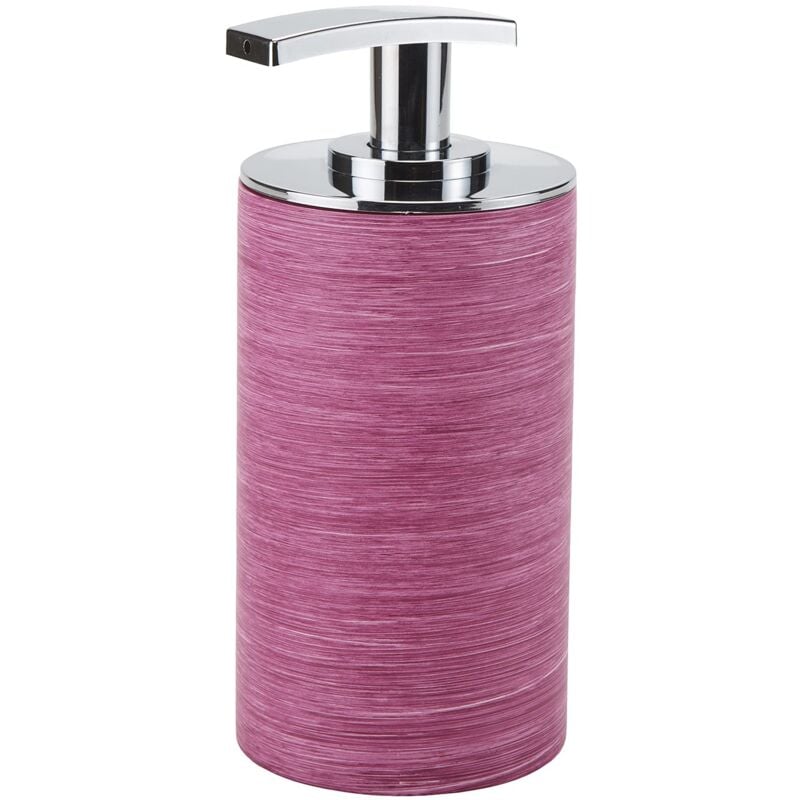 foto del prodotto gedy g sole dosasapone bagno, misure e peso 15,7x7,2x7,5 cm 0,295 kg, dispenser sapone bagno in resina, finitura viola, design r s gedy, 2 anni di