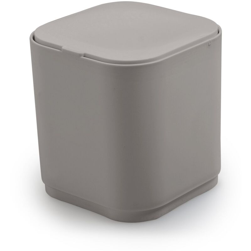foto del prodotto gedy gettacarte 8 lt d appoggio in plastica riciclata 6309 serie seventy beige