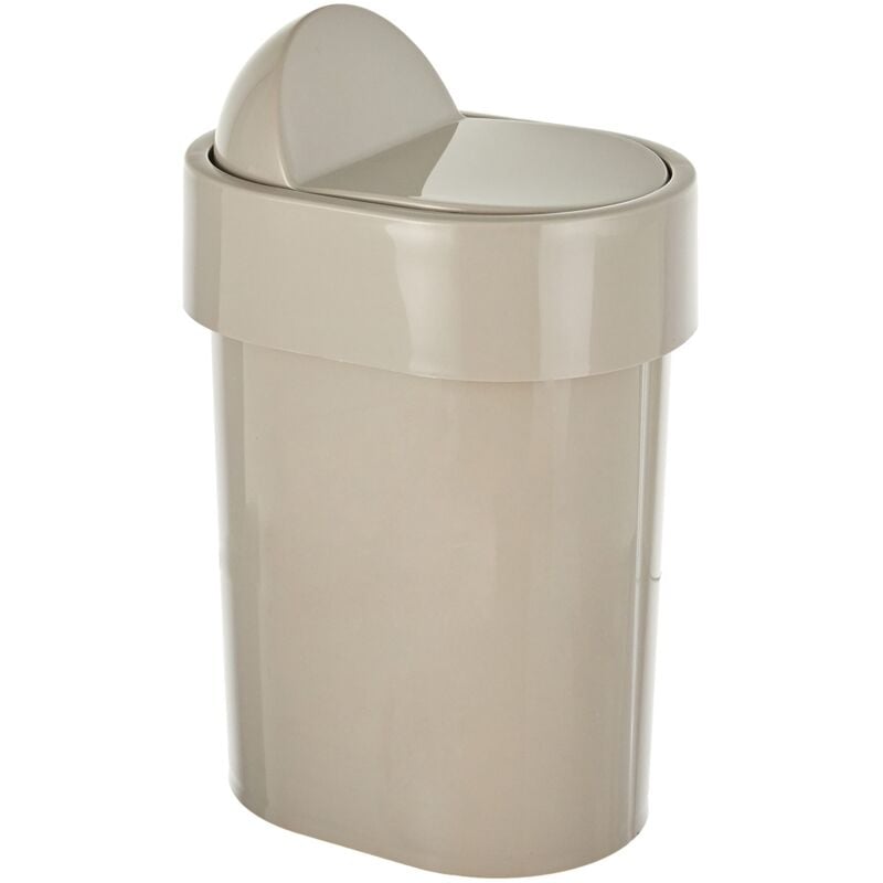 foto del prodotto gedy junior pattumiera con coperchio basculante 4,8 lt. beige