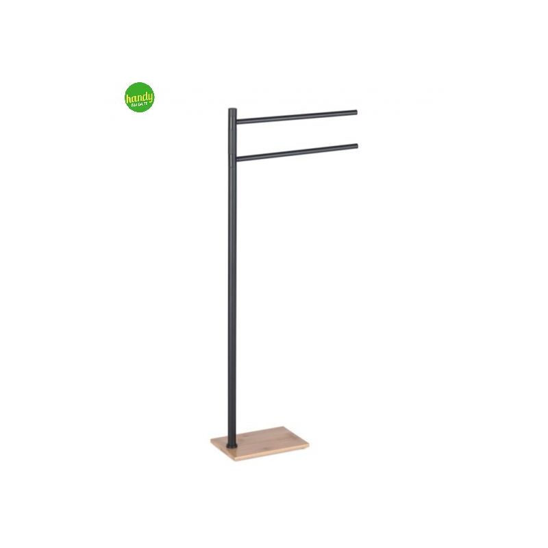 foto del prodotto gedy piantana portasalviette trilly nero bamb