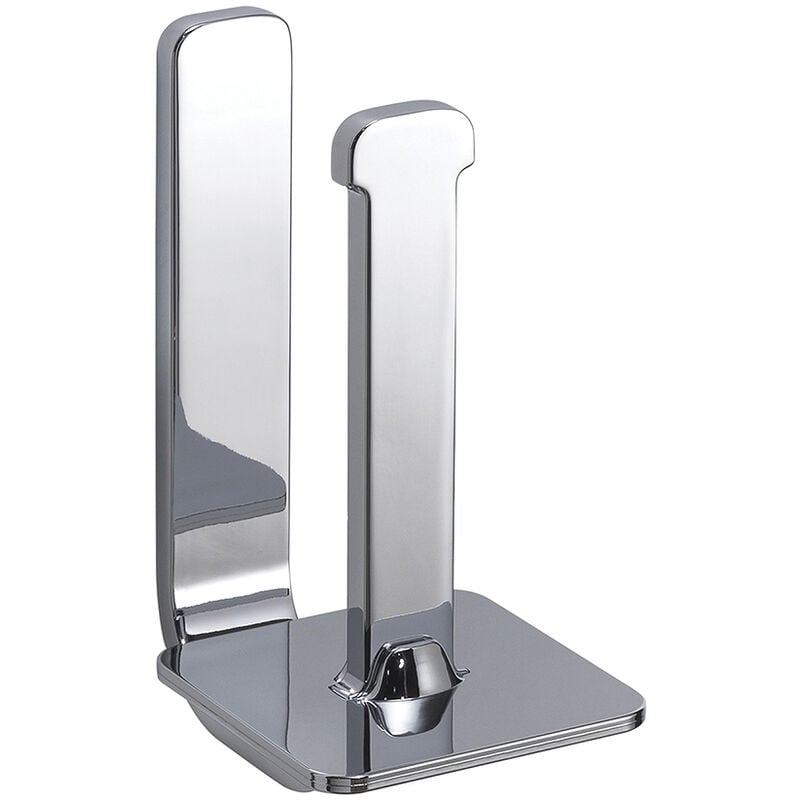 foto del prodotto gedy portarotolo a muro in acciaio inox e cromall serie outline